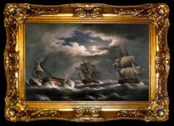 framed  Thomas Pakenham Most of the French armada sent to Bantry By Limped back in January 1797 to their bases in France, ta009-2